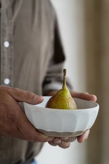 Ernst ボウル ストーンウェア - White-nature, Ø16 cm - ERNST | エルンスト