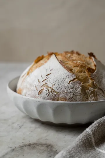 Ernst ボウル ストーンウェア - White-nature, Ø24 cm - ERNST | エルンスト