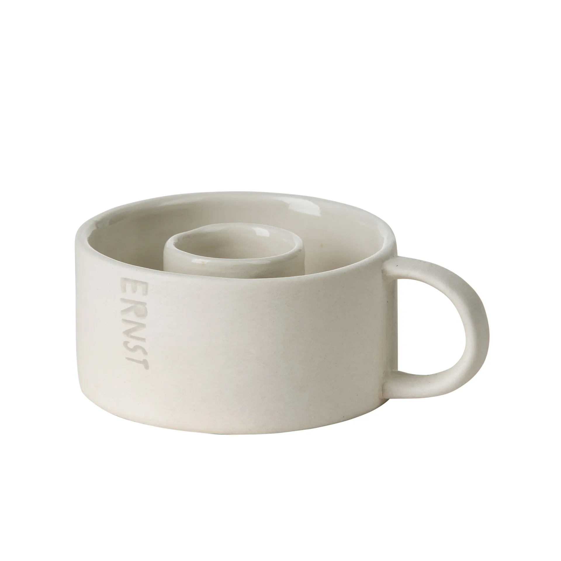 Ernst キャンドル ホルダー ハンドル付き, white ERNST | エルンスト