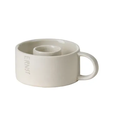 Ernst キャンドル ホルダー ハンドル付き - white - ERNST | エルンスト