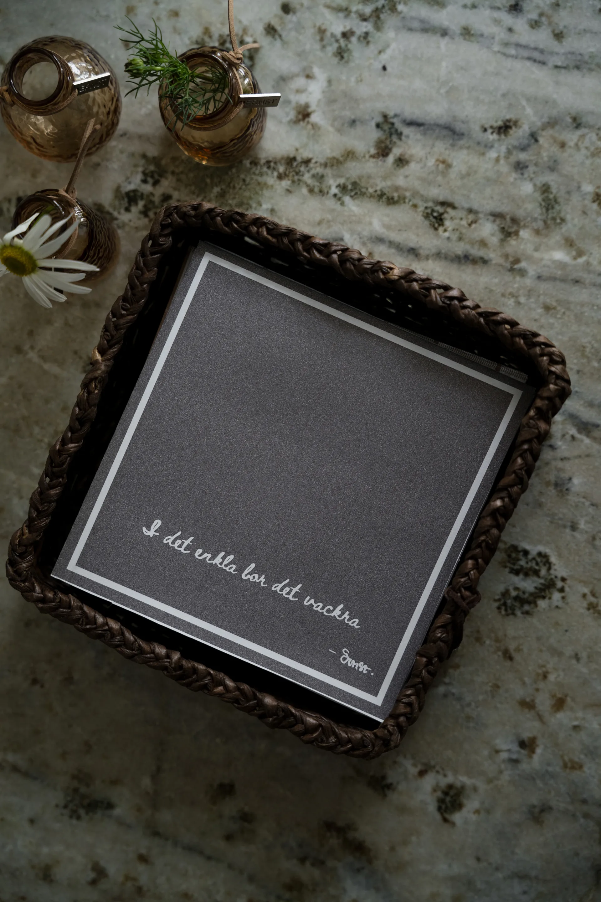 Ernst ナプキン with citat I det enkla 20パック, Mole ERNST | エルンスト