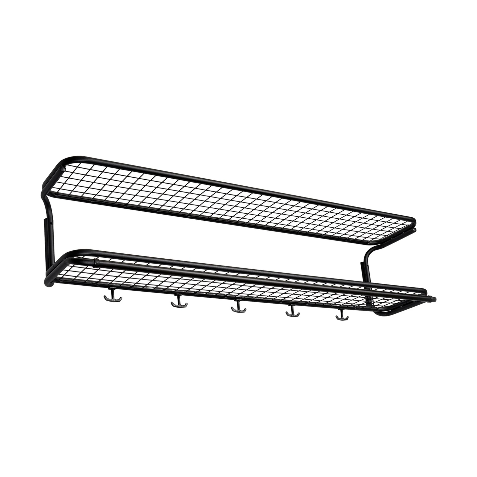 Classic 650 ハットシェルフ, Black/black, 2 levels, 120 cm Essem Design | エッセムデザイン