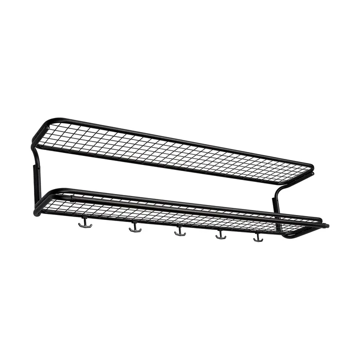 Classic 650 ハットシェルフ - Black/black, 2 levels, 120 cm - Essem Design | エッセムデザイン