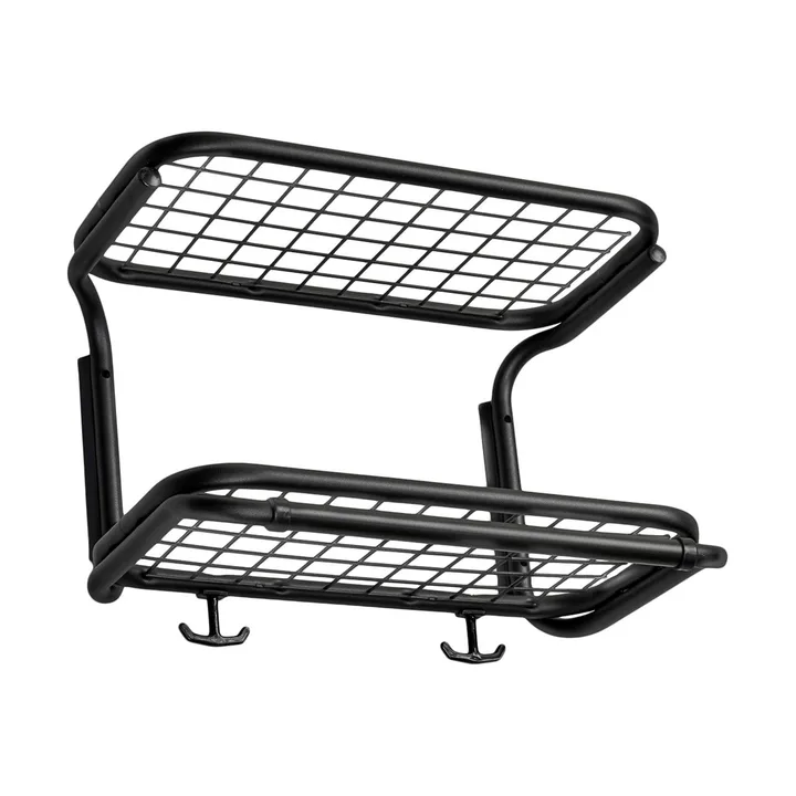 Classic 650 ハットシェルフ - Black/black, 2 levels, 40 cm - Essem Design | エッセムデザイン
