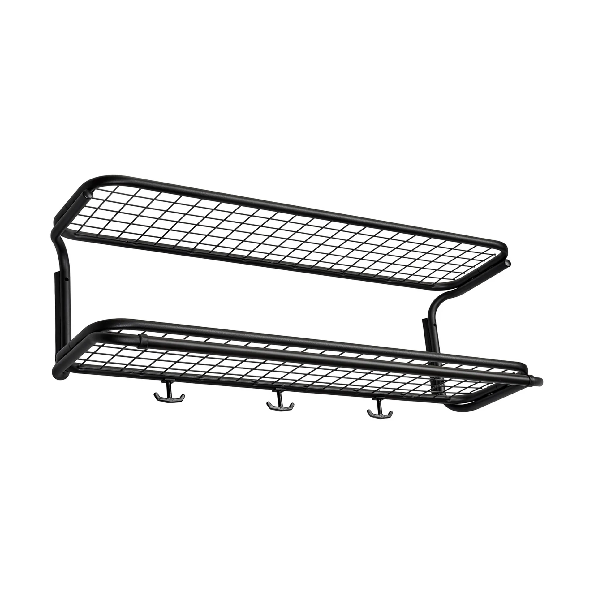 Classic 650 ハットシェルフ, Black/black, 2 levels, 70 cm Essem Design | エッセムデザイン