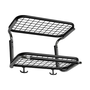 Classic 650 ハットシェルフ - Black/chrome, 2 levels, 40 cm - Essem Design | エッセムデザイン