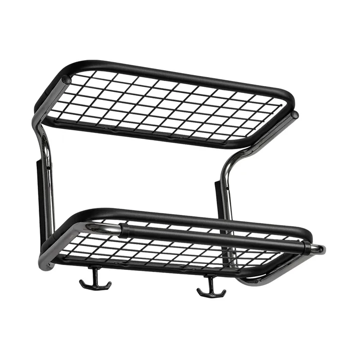 Classic 650 ハットシェルフ - Black/chrome, 2 levels, 40 cm - Essem Design | エッセムデザイン