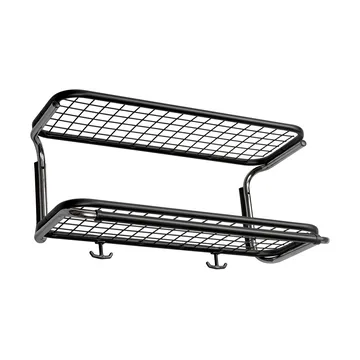 Classic 650 ハットシェルフ - Black/chrome, 2 levels, 50 cm - Essem Design | エッセムデザイン