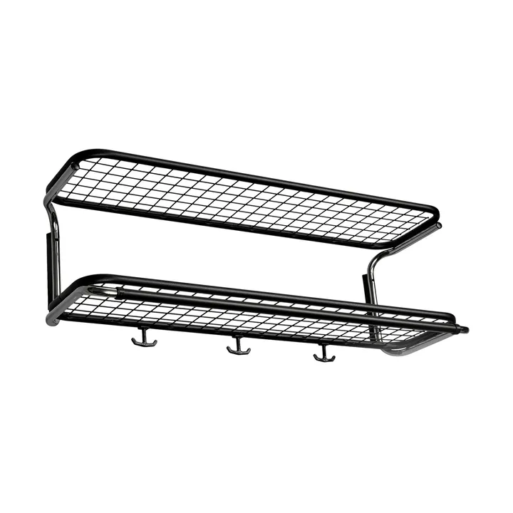 Classic 650 ハットシェルフ - Black/chrome, 2 levels, 70 cm - Essem Design | エッセムデザイン