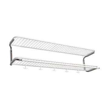 Classic 650 ハットシェルフ - White/chrome, 2 levels, 110 cm - Essem Design | エッセムデザイン