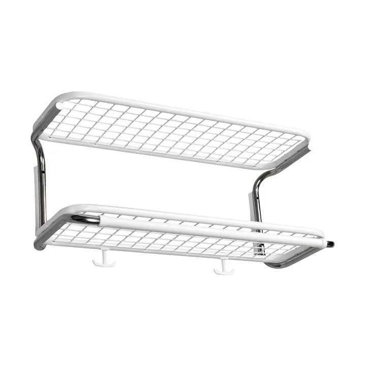 Classic 650 ハットシェルフ - White/chrome, 2 levels, 50 cm - Essem Design | エッセムデザイン