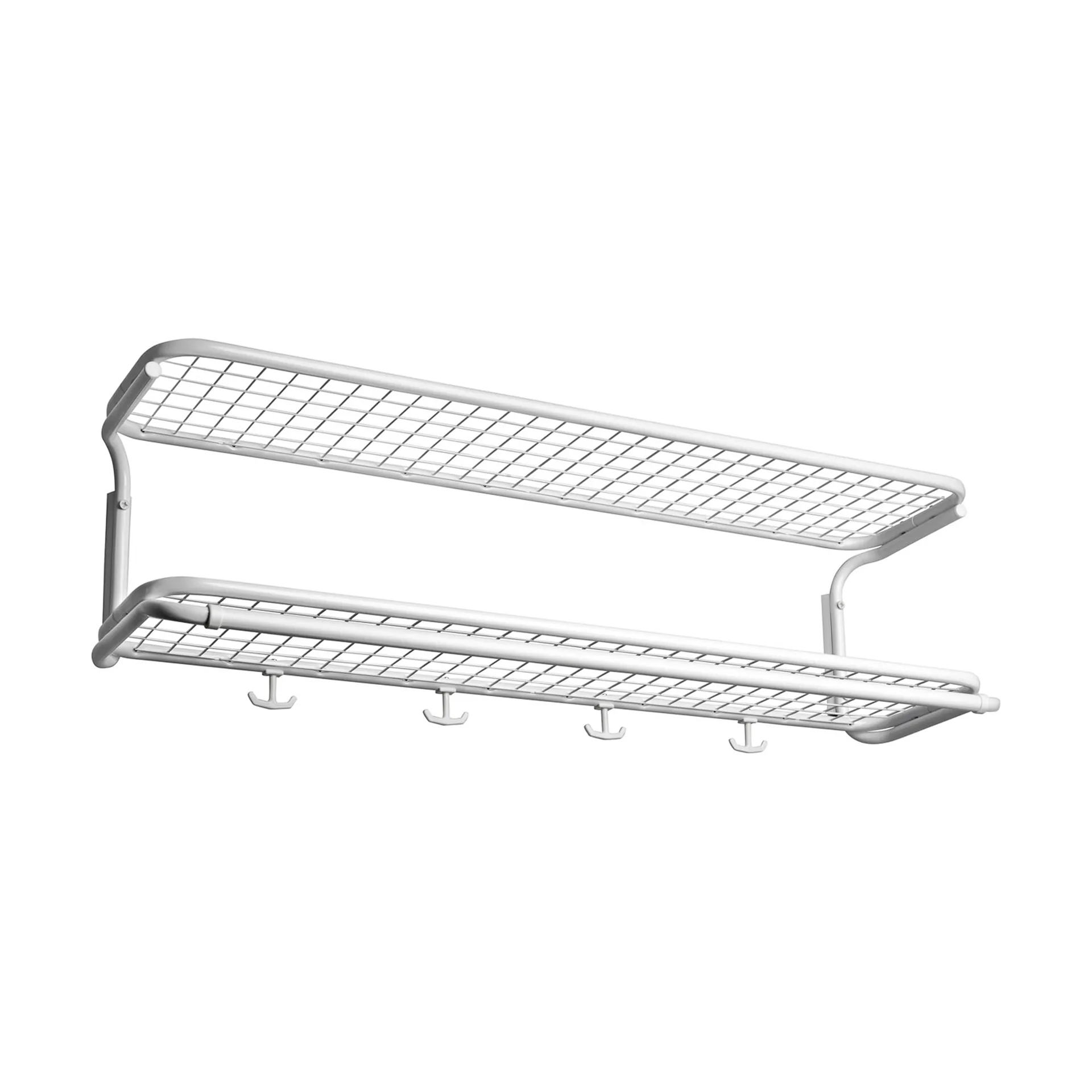 Classic 650 ハットシェルフ, White/white, 2 levels, 100 cm Essem Design | エッセムデザイン