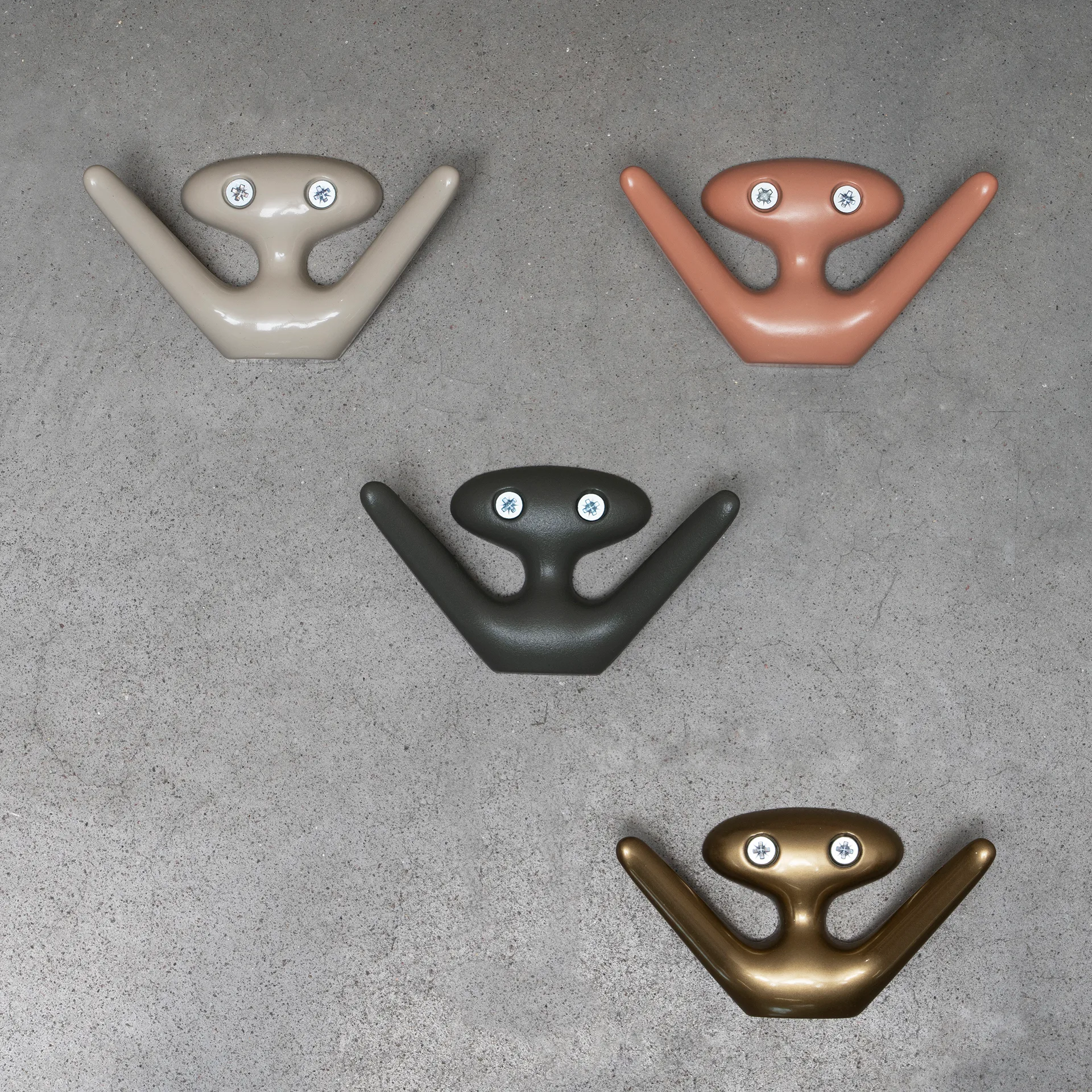 Mama フック, beige-grey Essem Design | エッセムデザイン