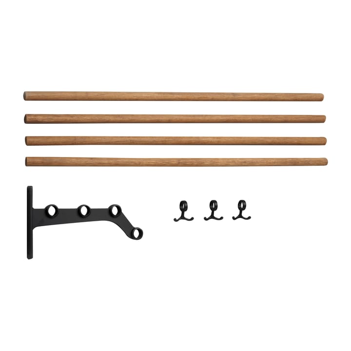 Nostalgi 291 組み立て式 ハットラック 100 cm - Bamboo-black - Essem Design | エッセムデザイン