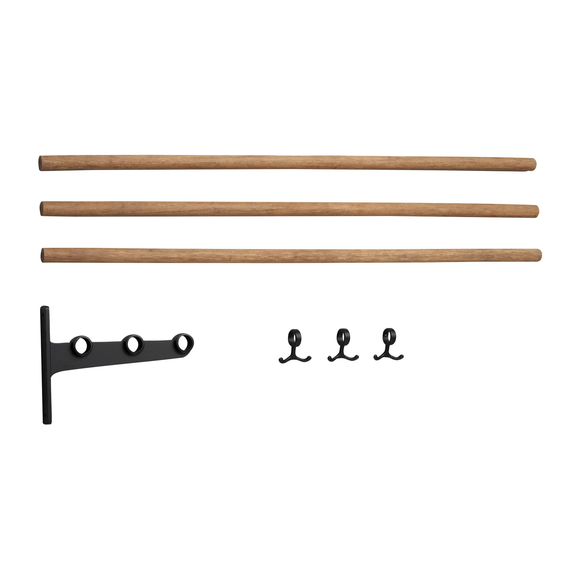 Nostalgi 組み立て式 ハットラック, シューラック, Bamboo-black Essem Design | エッセムデザイン