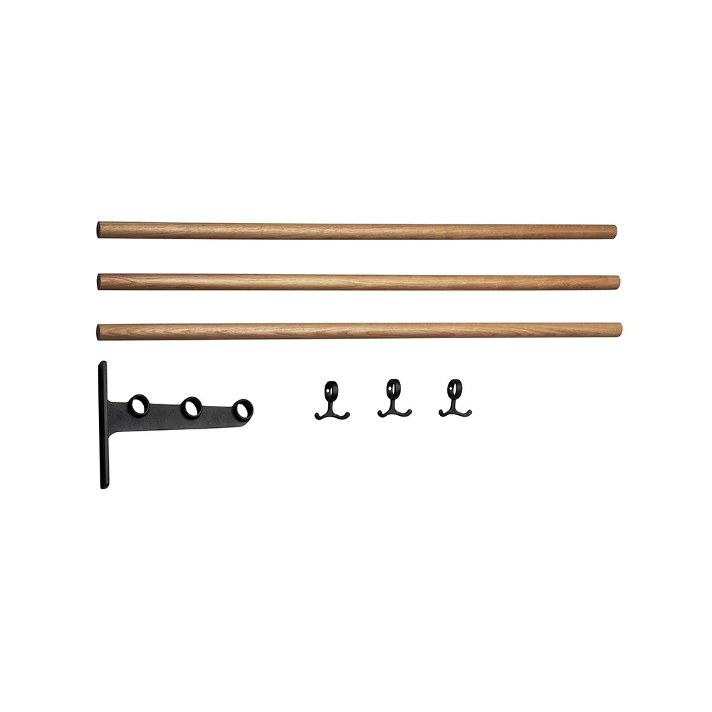 Nostalgi 追加 シューズ/ハットシェルフ, Oak, black stand Essem Design | エッセムデザイン