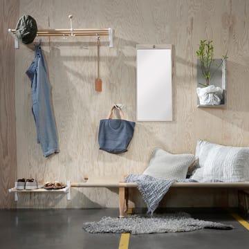 Oskar フック - Black, birch knob - Essem Design | エッセムデザイン