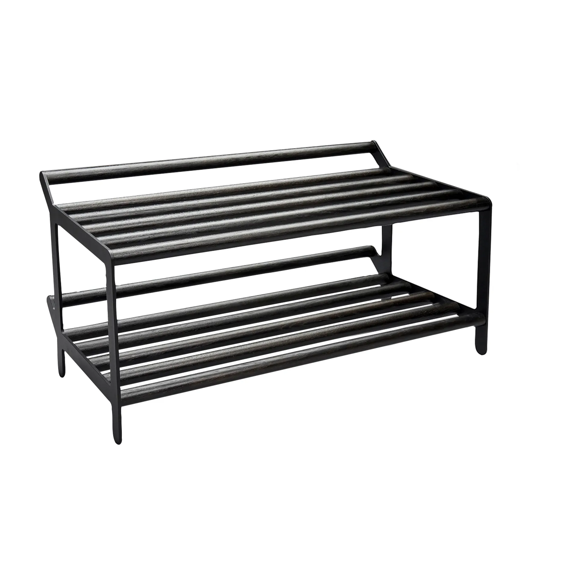 Tamburin シューシェルフ 60 cm, Black oiled oak-black Essem Design | エッセムデザイン