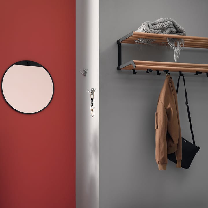 Tamburin ハットシェルフ 60 cm, oak-black Essem Design | エッセムデザイン