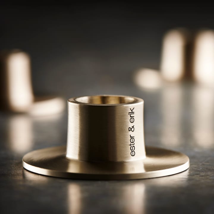 ester and erik キ�ャンドルスティック マット 2パック, Gold ester & erik | エスター & エリック