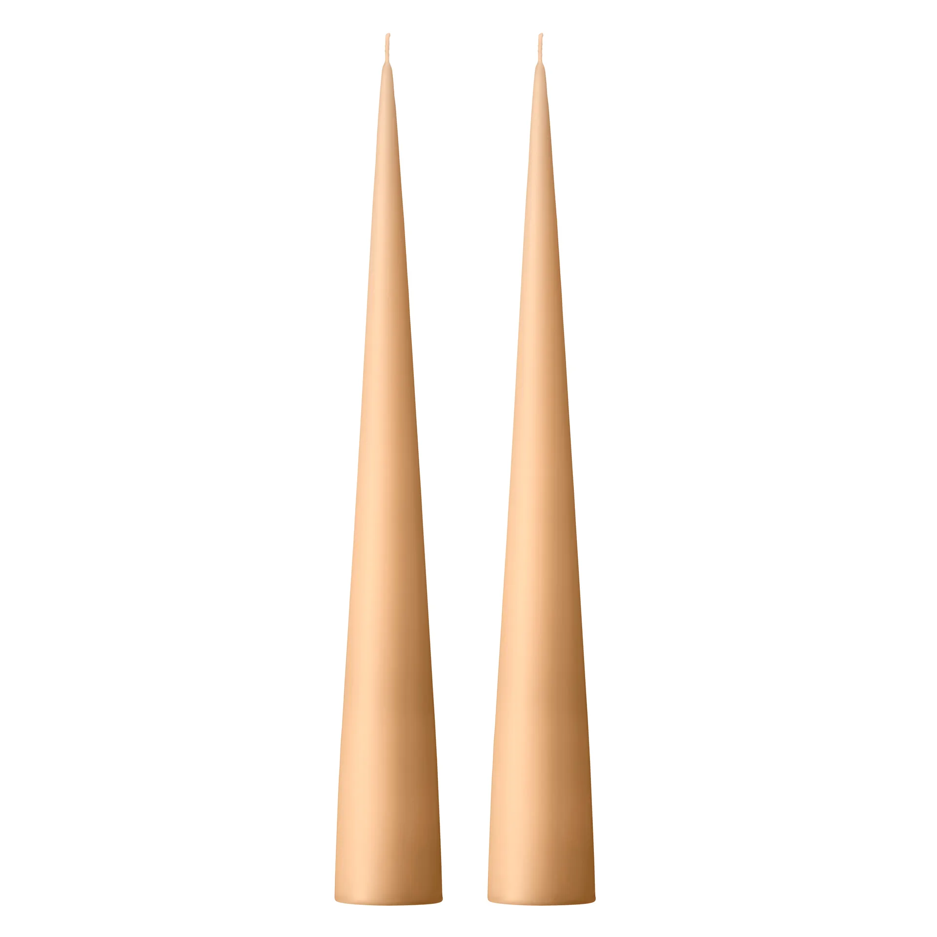 ester and erik シャンデリアキャンドル 37 cm 2本セット マット, apricot 19 ester & erik | エスター & エリック