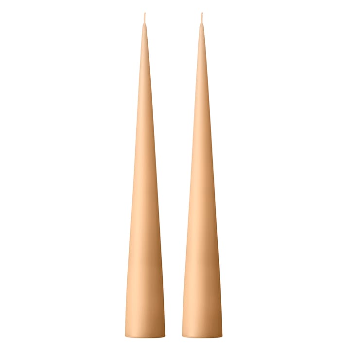 ester and erik シャンデリアキャンドル 37 cm 2本セット マット - apricot 19 - Ester & erik | エスター & エリック