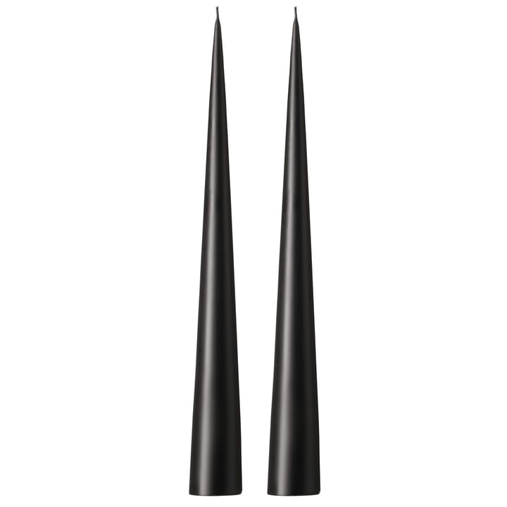 ester and erik シャンデリアキャンドル 37 cm 2本セット マット - black 75 - Ester & erik | エスター & エリック