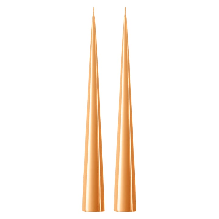 ester and erik シャンデリアキャンドル 37 cm 2本セット 艶 - dark apricot 19/2-0 - Ester & erik | エスター & エリック