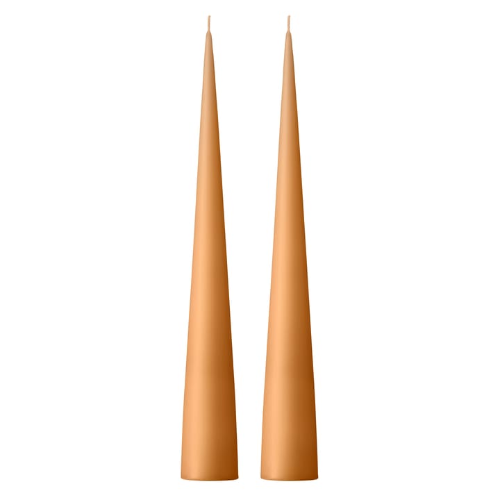 ester and erik シャンデリアキャンドル 37 cm 2本セット マット - dark apricot 19/2 - Ester & erik | エスター & エリック
