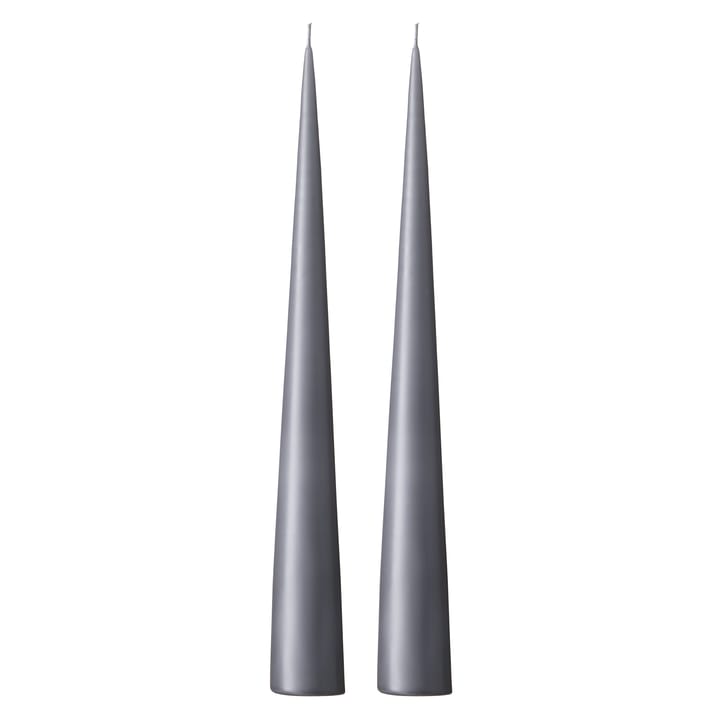 ester and erik シャンデリアキャンドル 37 cm 2本セット マット - dark grey 74 - Ester & erik | エスター & エリック
