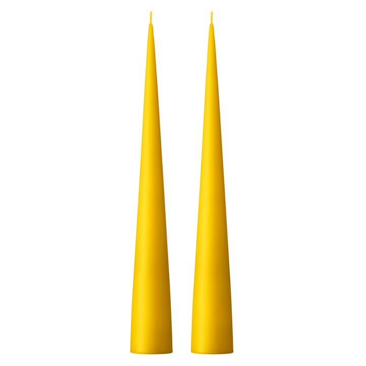 ester and erik シャンデリアキャンドル 37 cm 2本セット マット - dark yellow 15/2 - Ester & erik | エスター & エリック