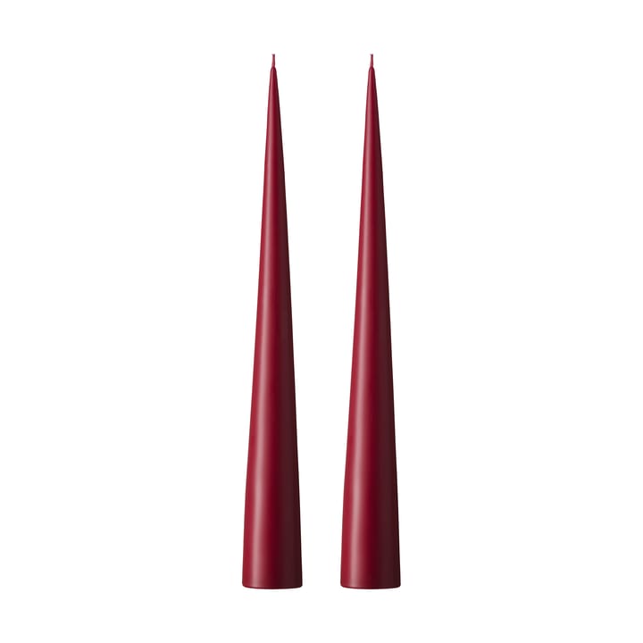 ester and erik シャンデリアキャンドル 37 cm 2本セット マット - Deep wine 44/2 - Ester & erik | エスター & エリック