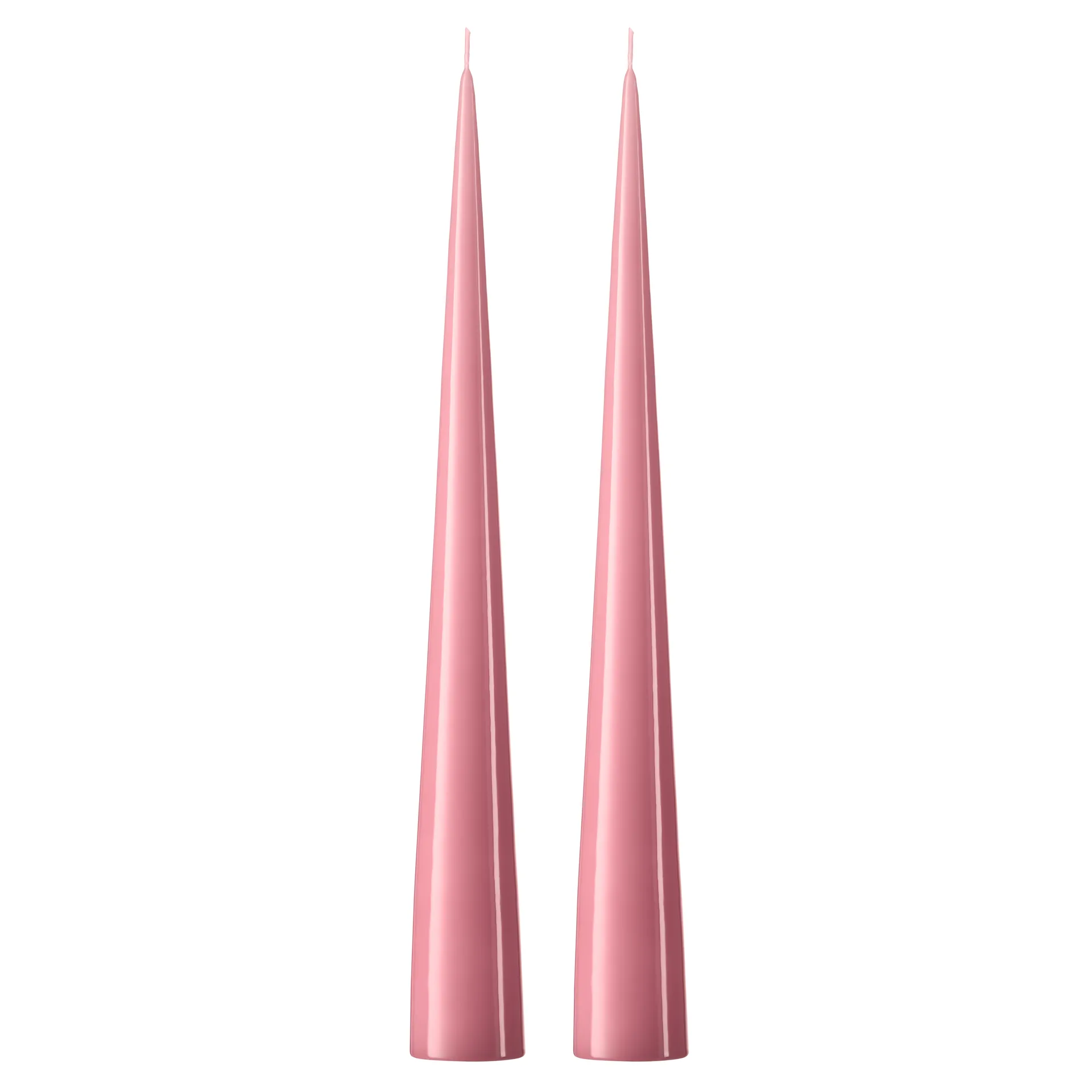 ester and erik シャンデリアキャンドル 37 cm 2本セット 艶, dusty pink 39-0 ester & erik | エスター & エリック