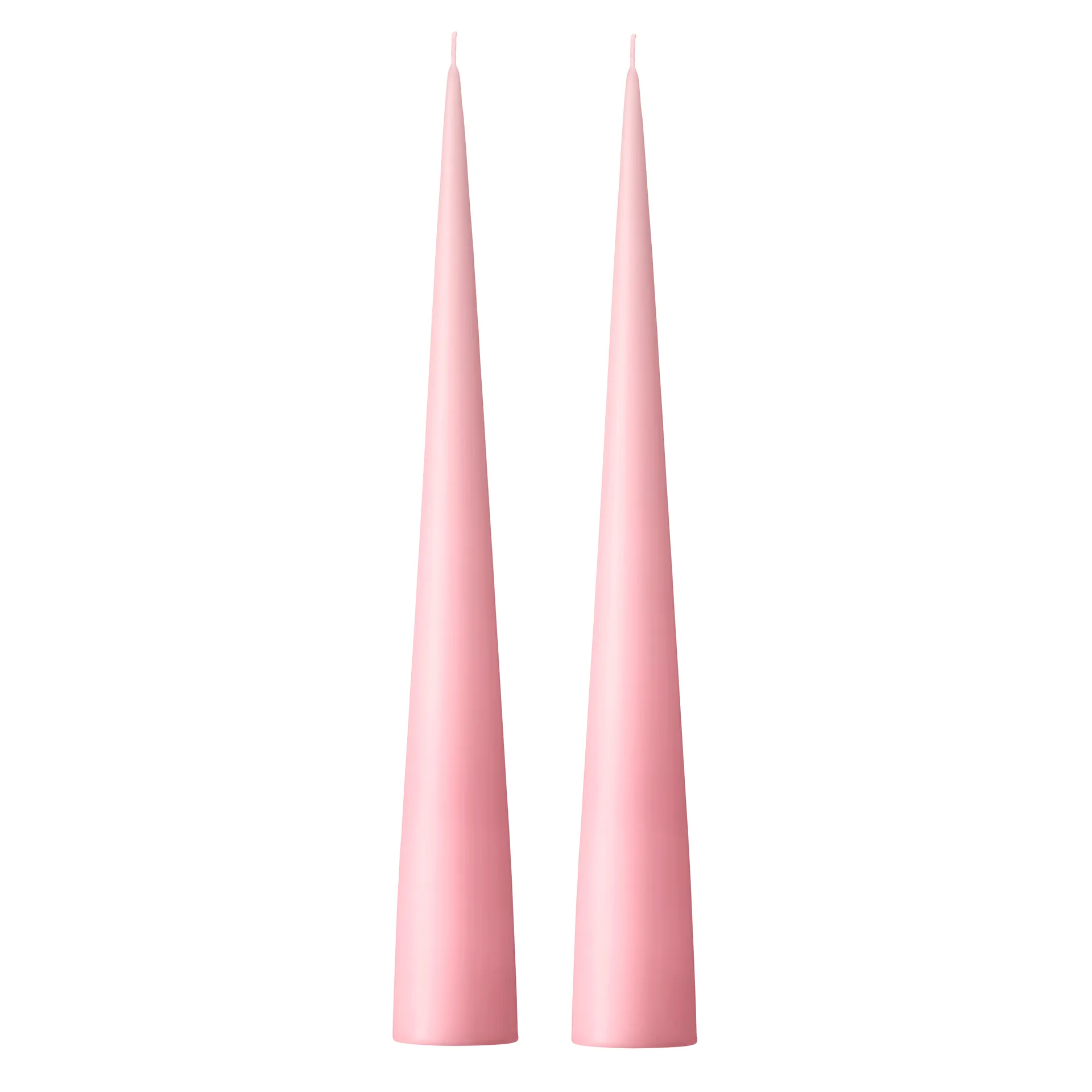 ester and erik シャンデリアキャンドル 37 cm 2本セット マット, light pink 40 ester & erik | エスター & エリック
