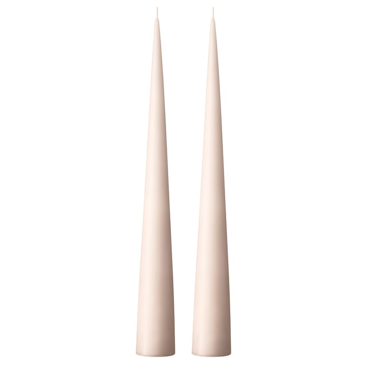 ester and erik シャンデリアキャンドル 37 cm 2本セット マット - linen  grey 22 - Ester & erik | エスター & エリック