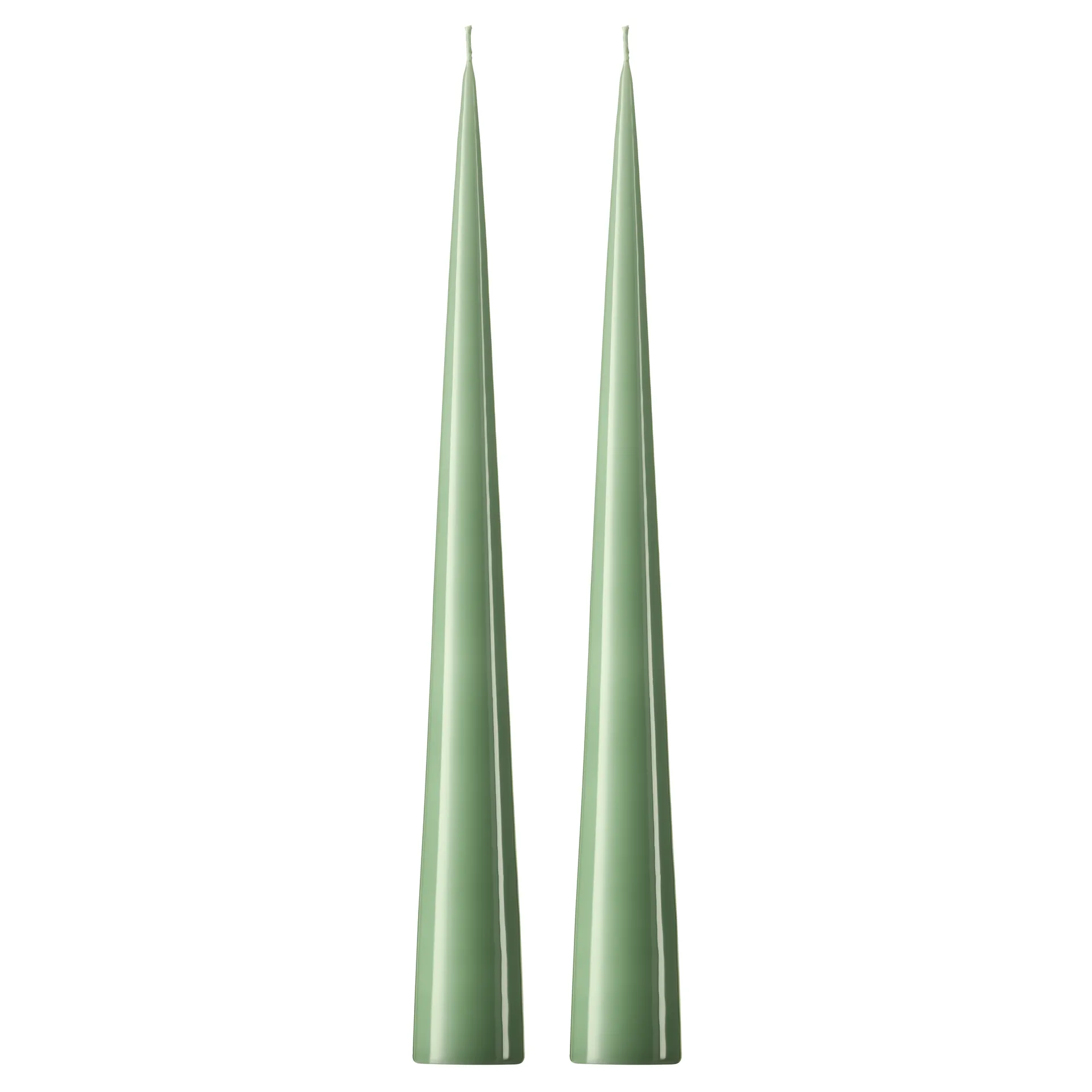ester and erik シャンデリアキャンドル 37 cm 2本セット 艶, mild green 66-0 ester & erik | エスター & エリック