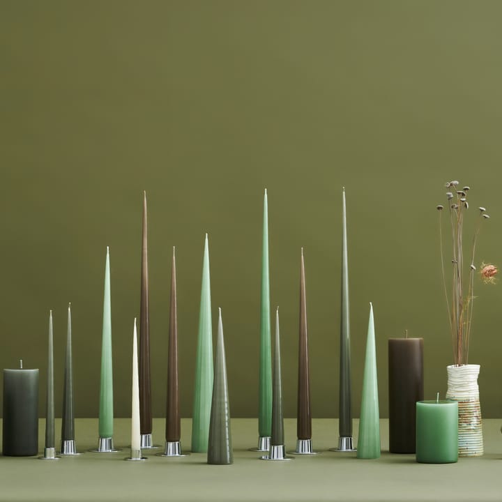 ester and erik シャンデリアキャンドル 37 cm 2本セット 艶, military green 70-0 ester & erik | エスター & エリック