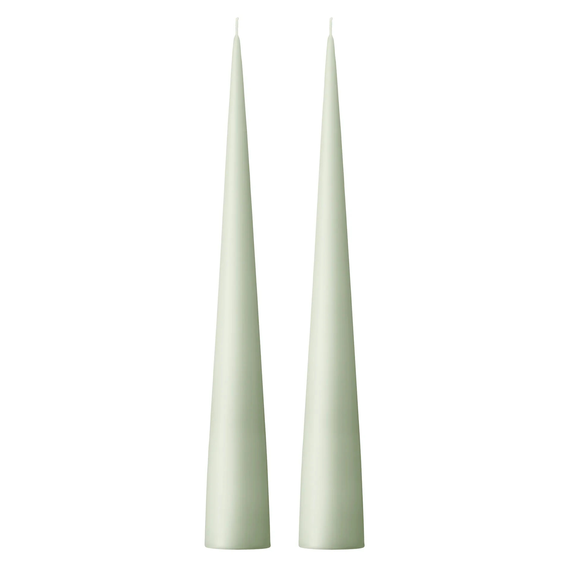 ester and erik シャンデリアキャンドル 37 cm 2本セット マット, mint green 03 ester & erik | エスター & エリック