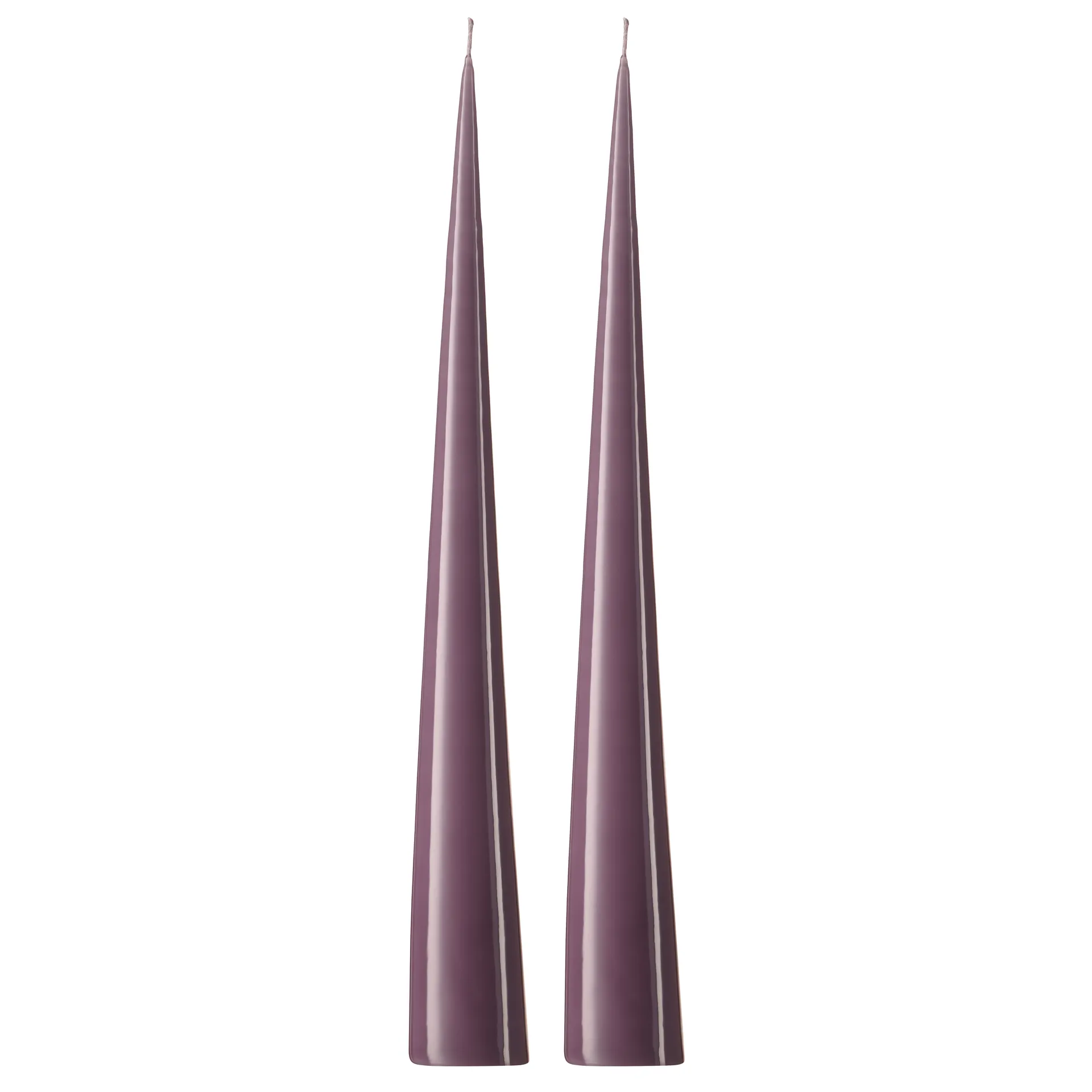 ester and erik シャンデリアキャンドル 37 cm 2本セット 艶, plum purple 42-0 ester & erik | エスター & エリック