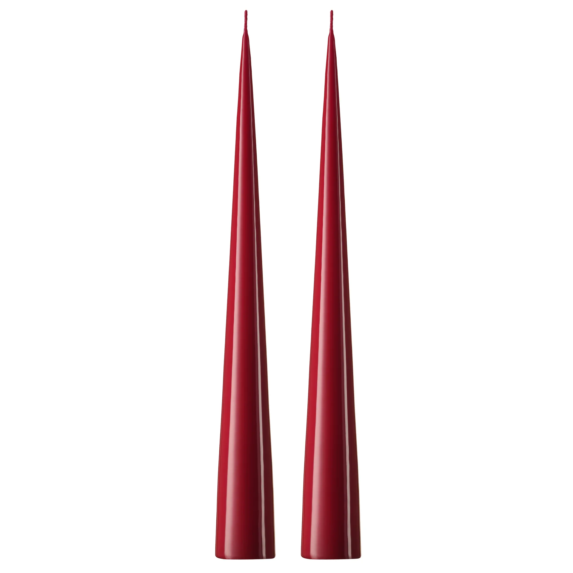 ester and erik シャンデリアキャンドル 37 cm 2本セット 艶, wine red 44-0 ester & erik | エスター & エリック