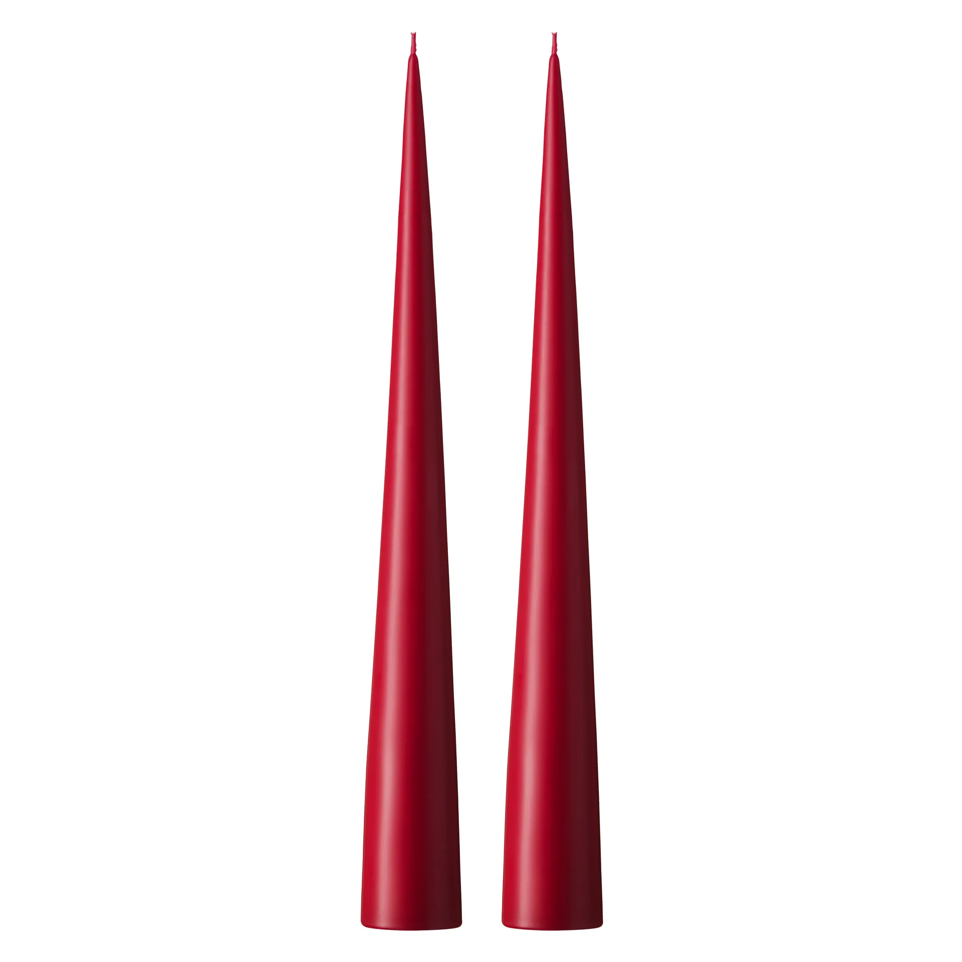 ester and erik シャンデリアキャンドル 37 cm 2本セット マット, wine red 44 ester & erik | エスター & エリック