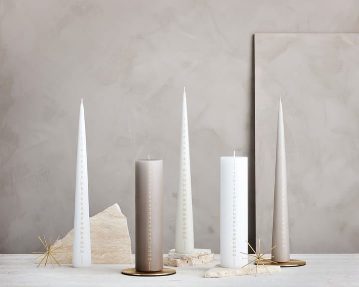 ester & erik アドベントキャンドル 37 cm, 22 linen Grey ester & erik | エスター & エリック