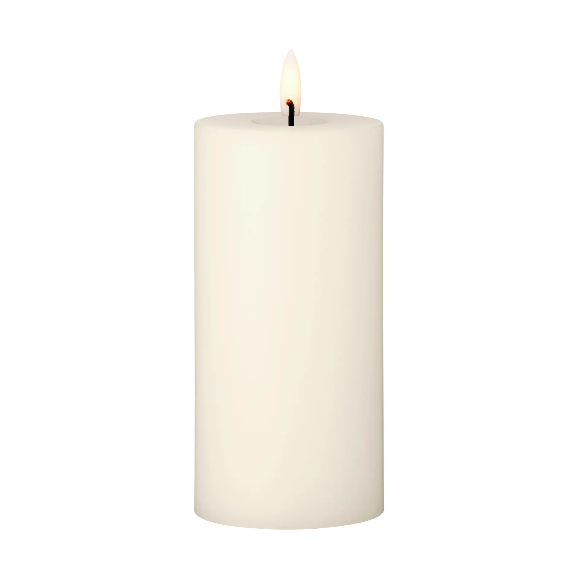 ester & erik ブロックキャンドル LED, 06 Ivory, 15 cm ester & erik | エスター & エリック