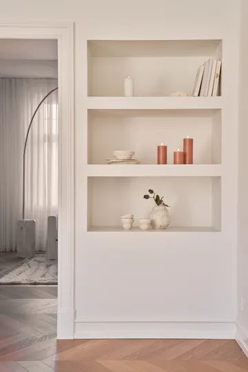 ester & erik ブロックキャンドル LED - 10 Silky, 15 cm - ester & erik | エスター & エリック