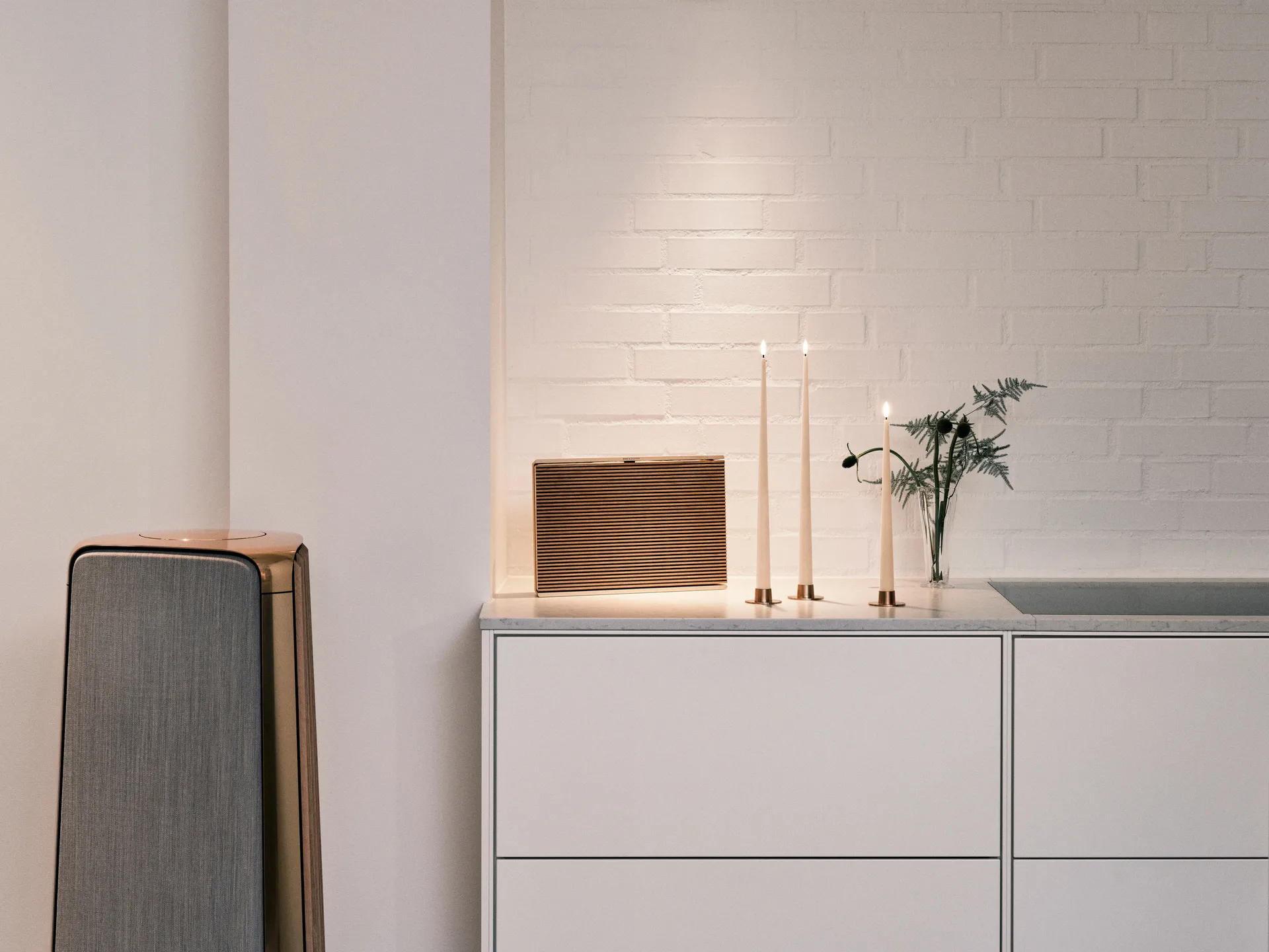 ester & erik テーパードキャンドル LED 2本, 11 Ice Latte , 30 cm ester & erik | エスター & エリック