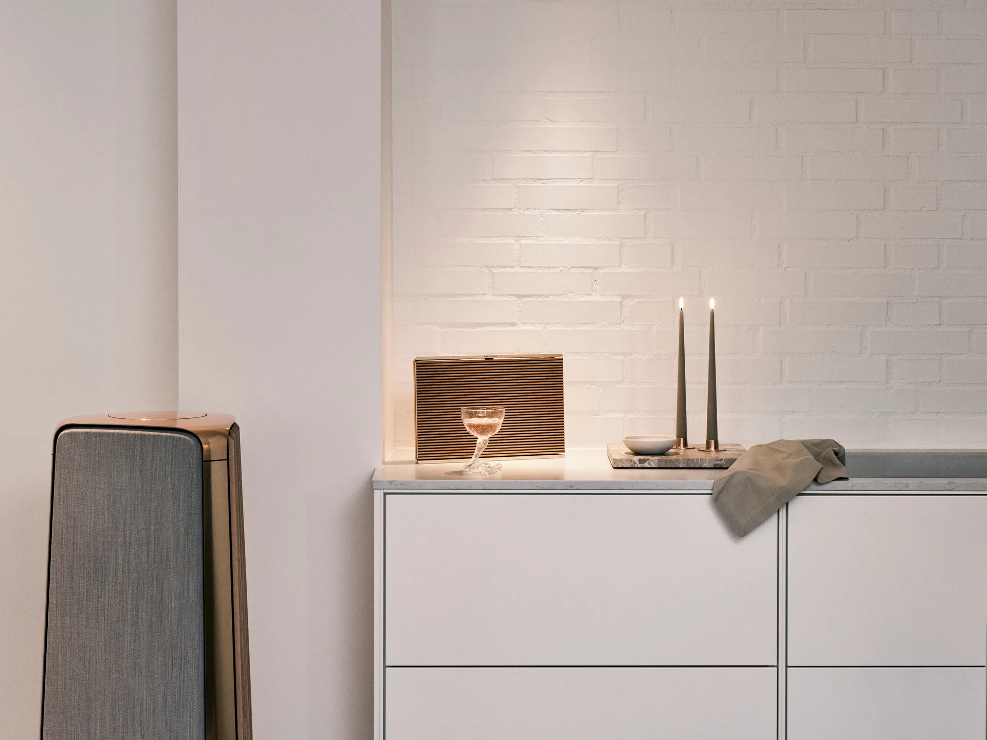 ester & erik テーパードキャンドル LED 2本, 18 Nougat note , 30 cm ester & erik | エスター & エリック