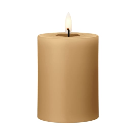 ester & erik ブロックキャンドル LED - 27 Almond butter, 10 cm - Ester & erik | エスター & エリック