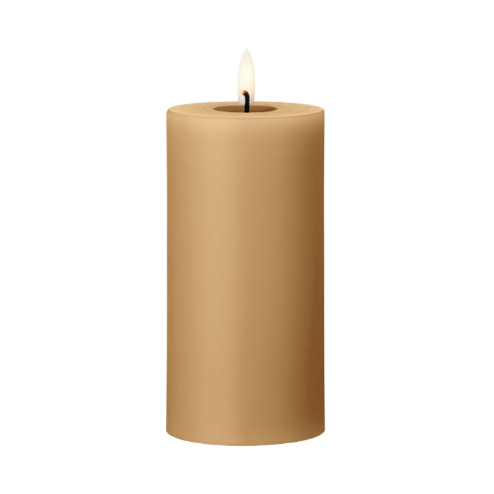 ester & erik ブロックキャンドル LED - 27 Almond butter, 15 cm - Ester & erik | エスター & エリック
