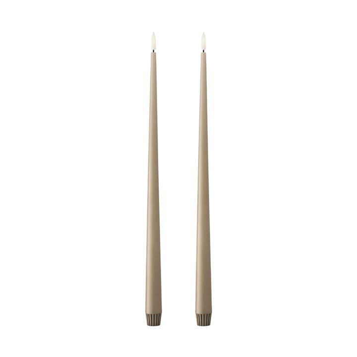 ester & erik テーパードキャンドル LED 40 cm 2本 - 18 Nougat Note - Ester & erik | エスター & エリック
