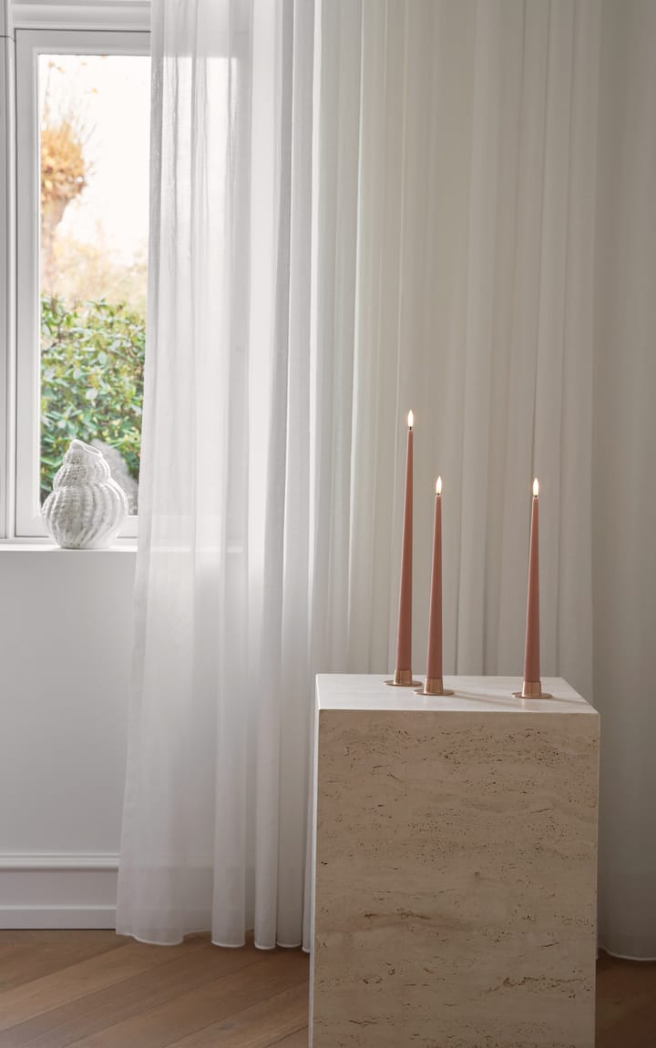 ester & erik テーパードキャンドル LED 40 cm 2本, 20 Rosy caramel ester & erik | エスター & エリック